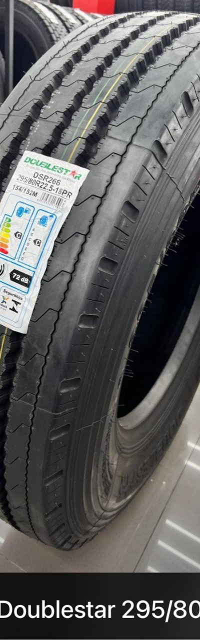 Pneu Doublestar DSR266 295/80 R22.5 Liso 295/80 R22.5 novo para caminhão — RG Pneus Barretos (foto 1)