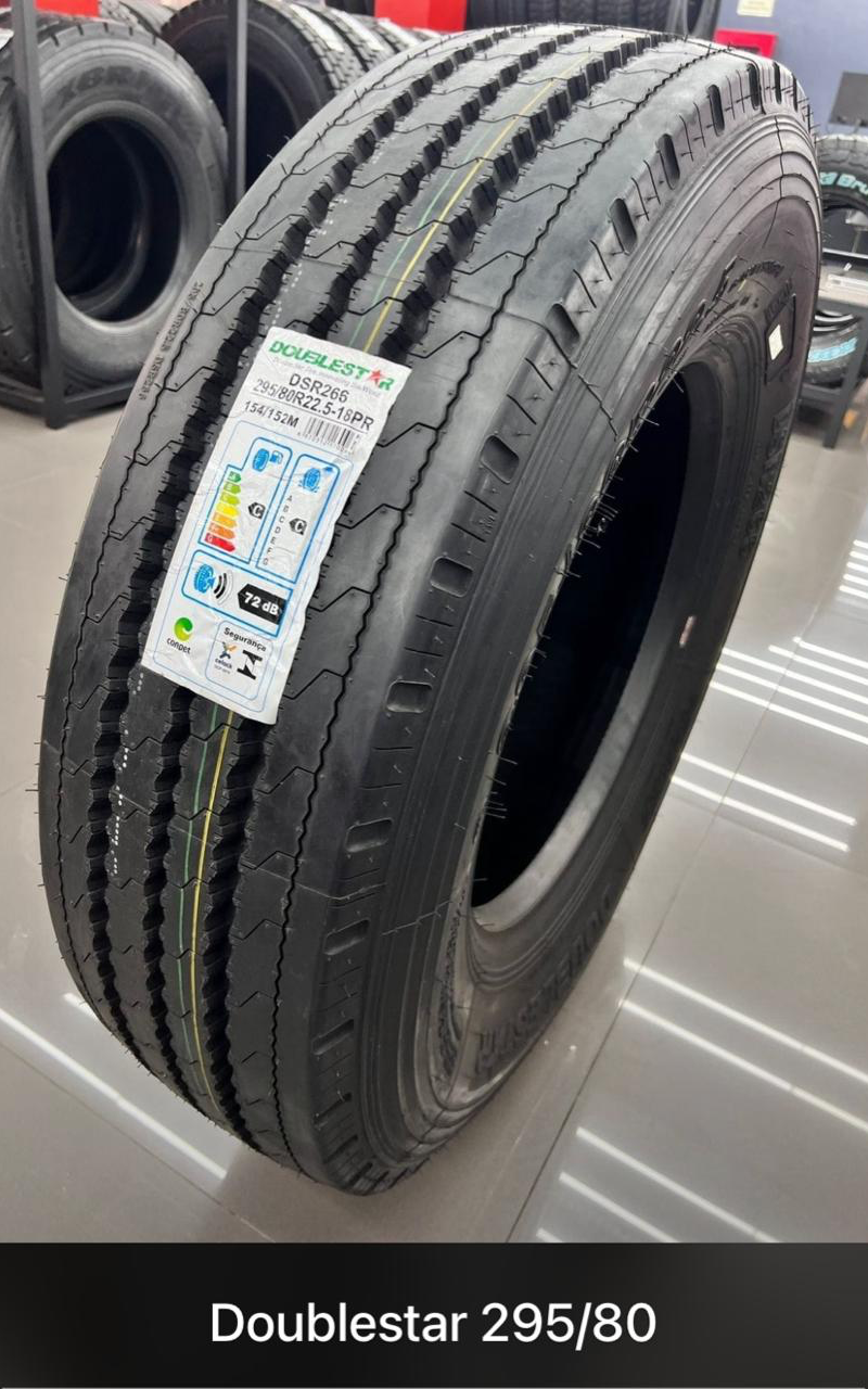 Doublestar DSR266 295/80 R22.5 Liso 295/80 R22.5 para caminhão — RG Pneus Barretos (foto 1)