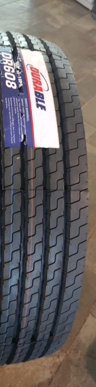 Pneu Durable DR608 295/80 R22.5 Liso 295/80 R22.5 novo para caminhão — RG Pneus Barretos