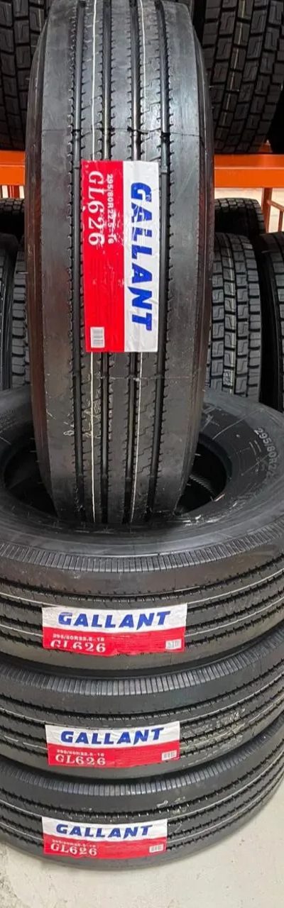 Pneu Gallant GL626 295/80 R22.5 Liso 295/80 R22.5 novo para caminhão — RG Pneus Barretos