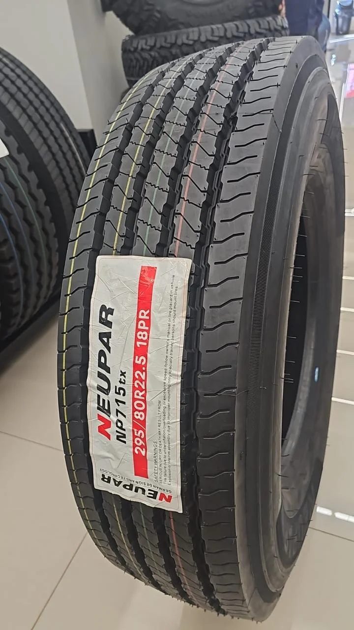 Neupar NP715 TX 295/80R22.5 Liso 295/80R22.5 para caminhão — RG Pneus Barretos
