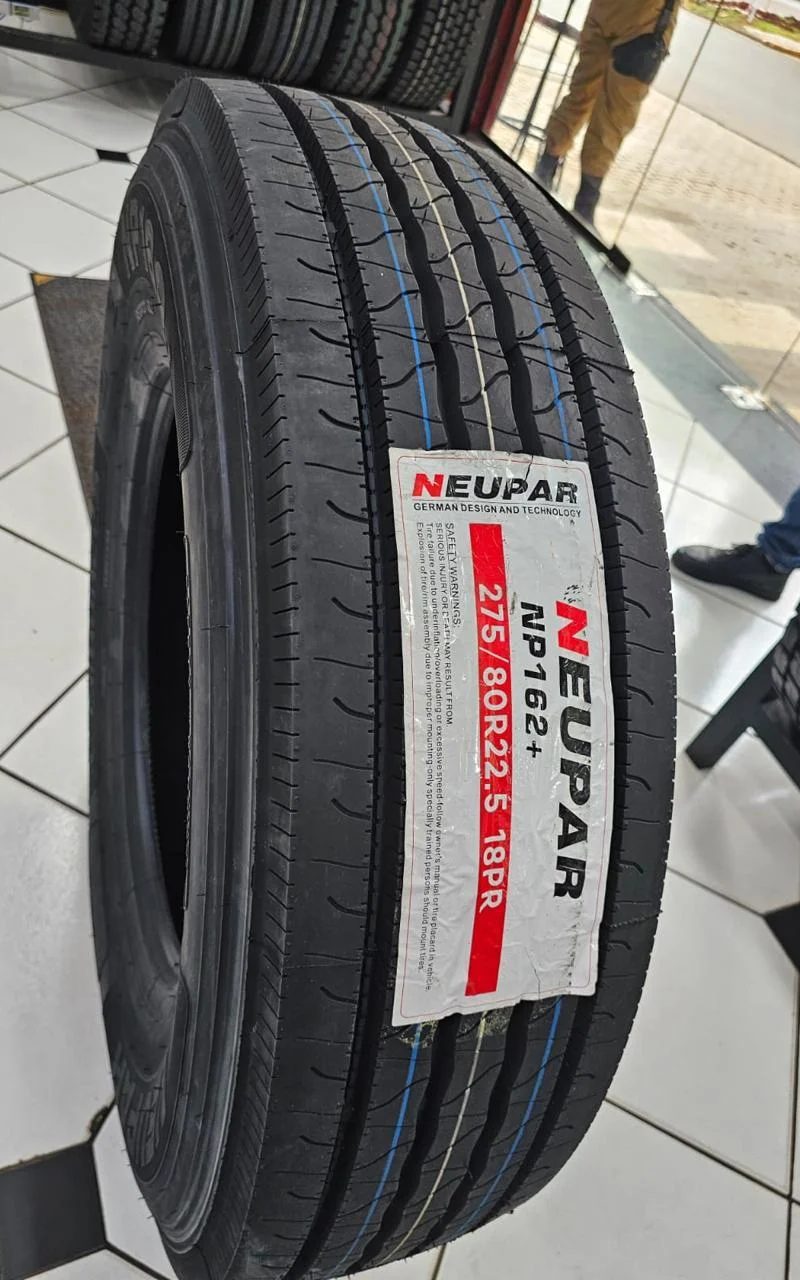 Neupar NP162+ 275/80R22.5 Liso 275/80R22.5 para caminhão — RG Pneus Barretos