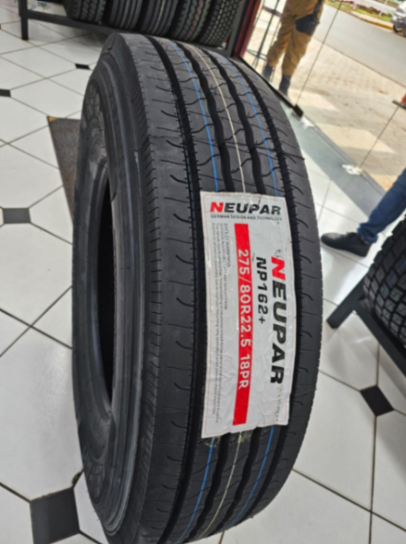 Neupar NP162+ 275/80R22.5 Liso 275/80R22.5 para caminhão — RG Pneus Barretos