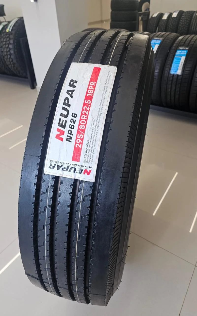 Neupar NP626 295/80R22.5 Liso 295/80R22.5 para caminhão — RG Pneus Barretos