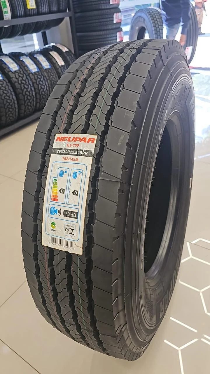 Neupar NP777 295/80R22.5 Liso 295/80R22.5 para caminhão — RG Pneus Barretos