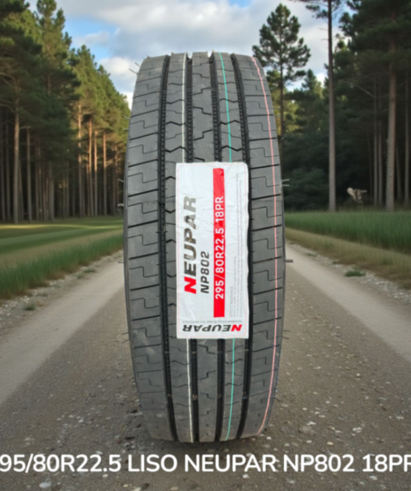 Neupar NP802 295/80R22.5 Liso 295/80R22.5 para caminhão — RG Pneus Barretos (foto 1)