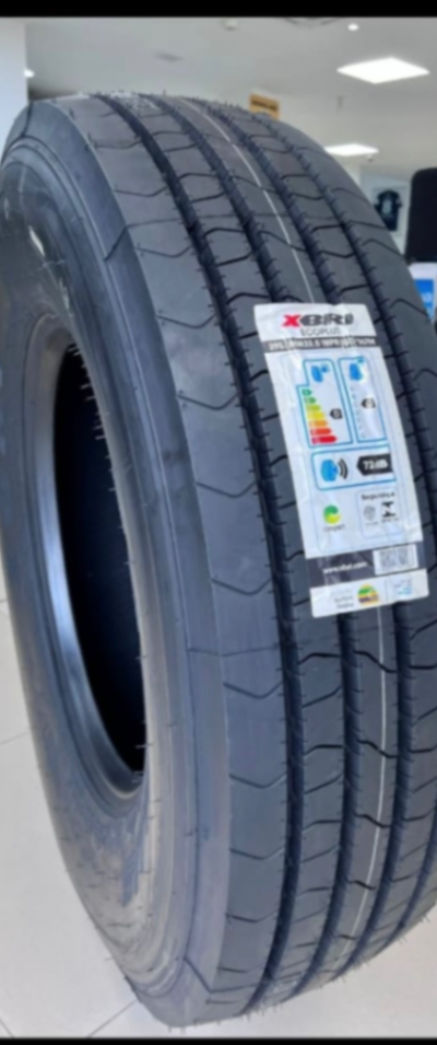 Pneu XBRI ECOPLUS E1 295/80 R22.5 Liso 295/80 R22.5 novo para caminhão — RG Pneus Barretos