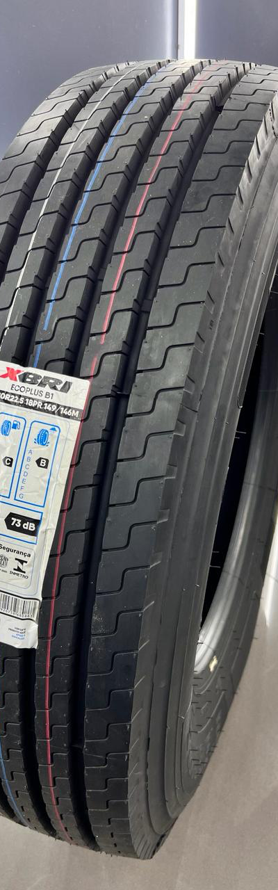 Pneu XBRI ECOPLUS B5 295/80R22.5 Liso 295/80R22.5 novo para caminhão — RG Pneus Barretos
