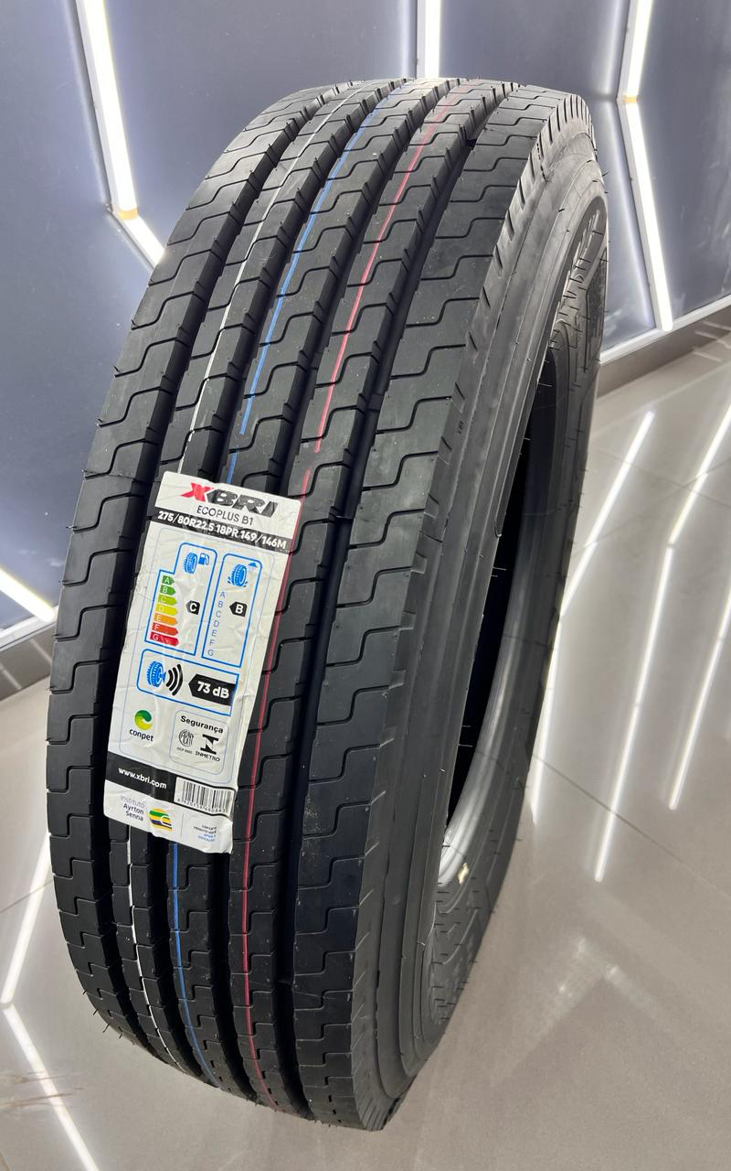 XBRI ECOPLUS B5 295/80R22.5 Liso 295/80R22.5 para caminhão — RG Pneus Barretos