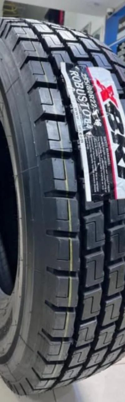 Pneu XBRI Robusto B4 295/80R22.5 Borrachudo 295/80R22.5 novo para caminhão — RG Pneus Barretos