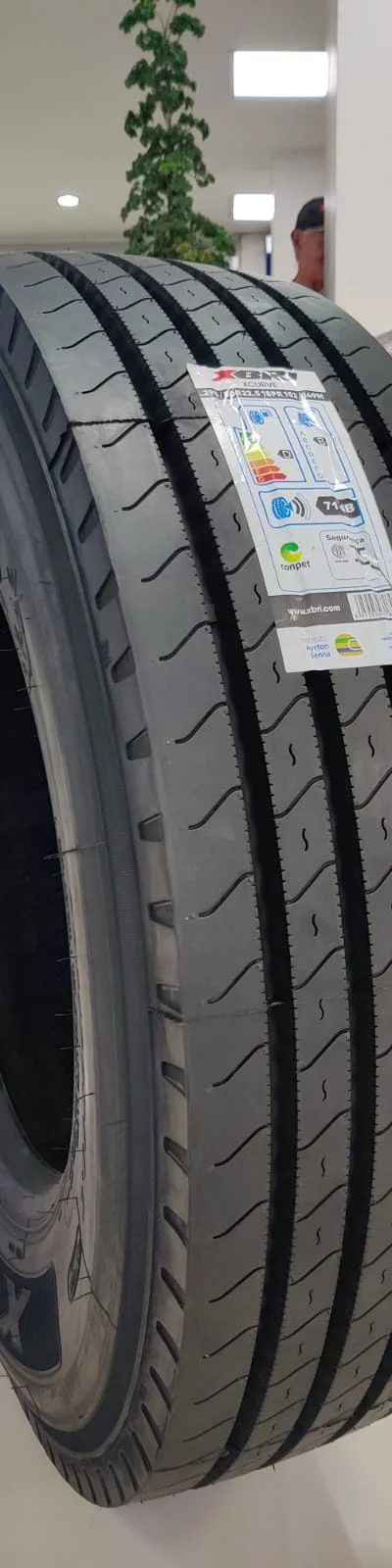 Pneu XBRI XCURVE 295/80R22.5 Liso 295/80R22.5 novo para caminhão — RG Pneus Barretos (foto 1)