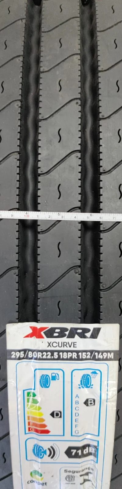 Pneu XBRI XCURVE 295/80R22.5 Liso 295/80R22.5 novo para caminhão — RG Pneus Barretos (foto 2)